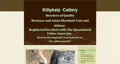 Desktop Screenshot of kittykatzburmese.net