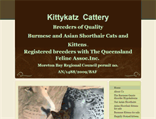Tablet Screenshot of kittykatzburmese.net
